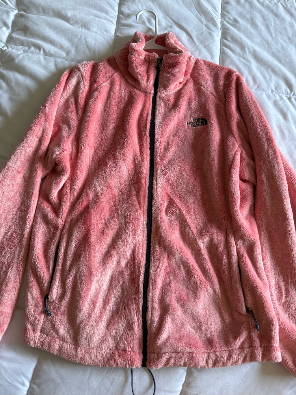 The North Face Women's Coral Pink Plush Fleece Jacket